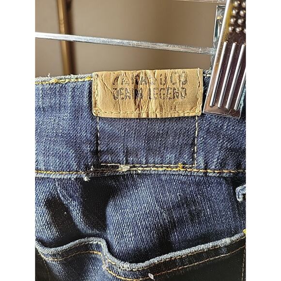 Vintage Rare Parasuco Denim Legend Jeans Womens 11 Blue Stretch Bohemian Italy - Picture 3 of 14
